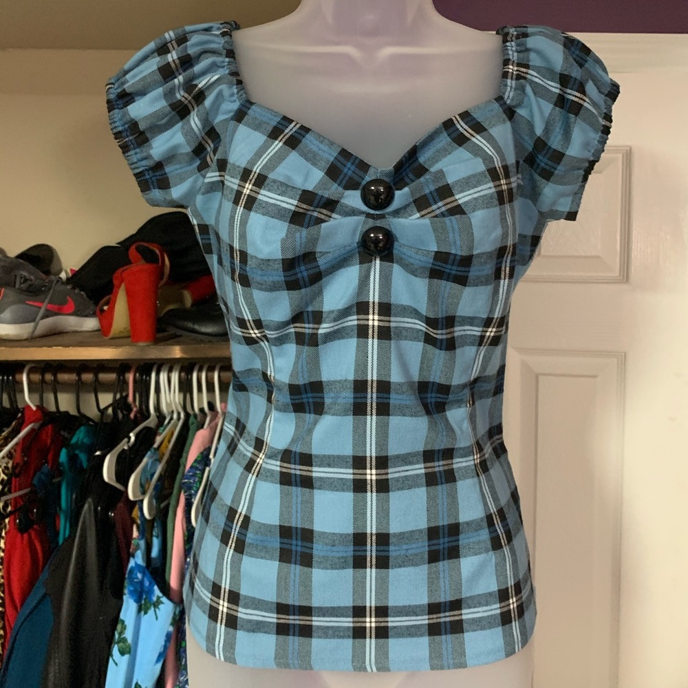 Collectif Pinup Top - Worn 1X-Small CUTE!!!